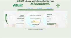 Desktop Screenshot of elibrary.icrisat.org