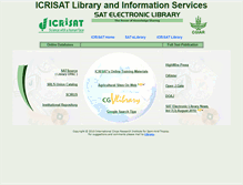 Tablet Screenshot of elibrary.icrisat.org